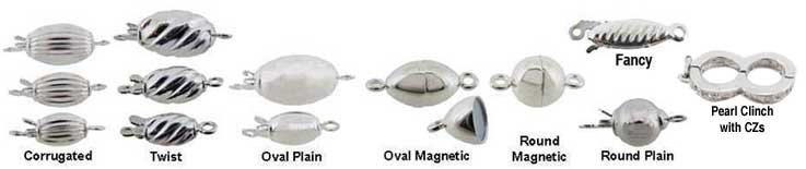 Pearl & Bead Silver Catches