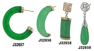 Earrings - Jade