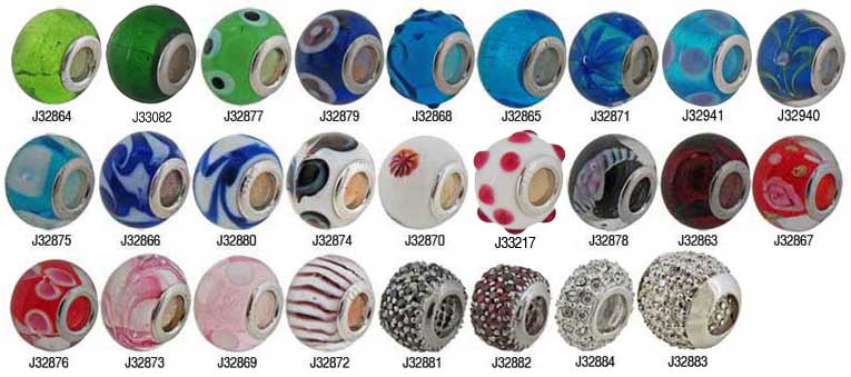 Beads - Glass & Silver