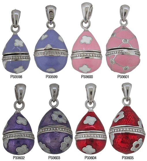 Pendants - Faberge Style Eggs