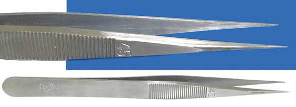 Tweezers - Dumont No.45 Tweezers (Medium Tips)