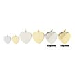 Heart Disc Pendants