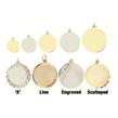 Round Disc Pendants
