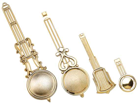 Pendulums - Plastic, Gold Anodized